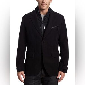 Hugo Boss Orange Label Bondai-W Zip Up Blazer Jacket Black Men’s Size 40R